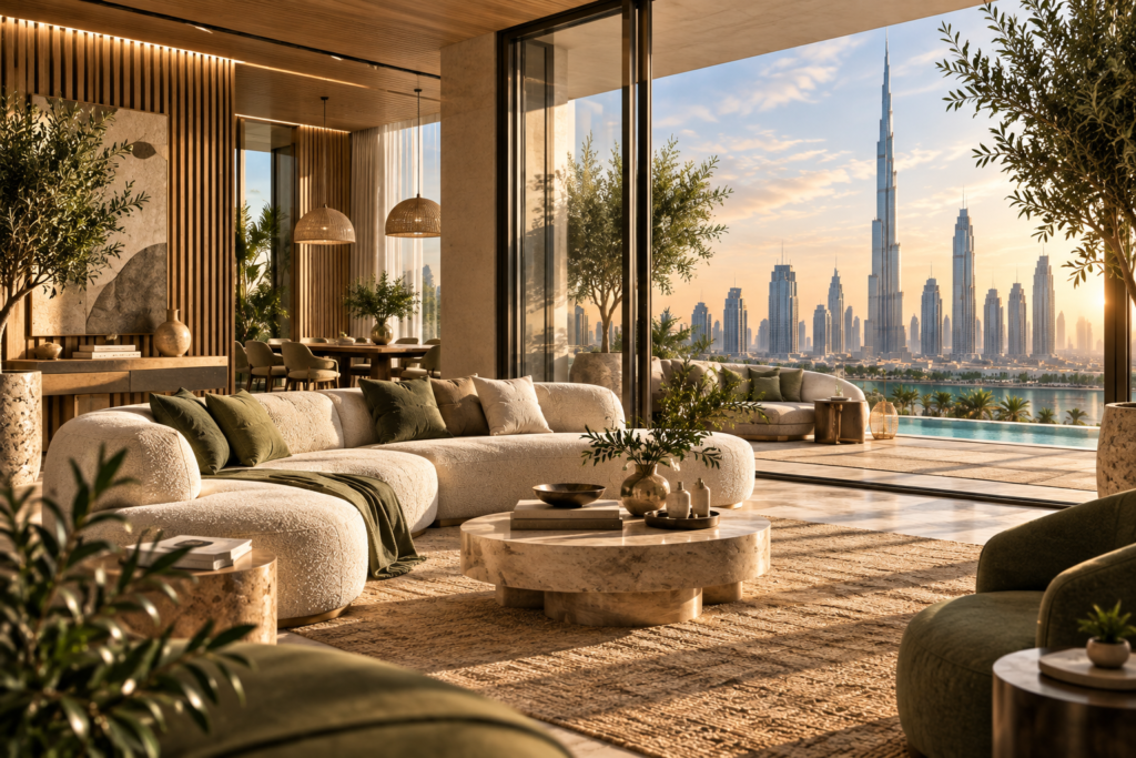Sustainable interior design Dubai