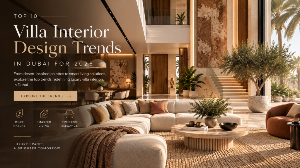 Villa Interior Design Trends in Dubai