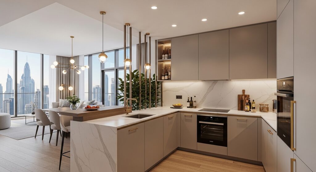 Open Plan Apartment Design For Dubai Homes