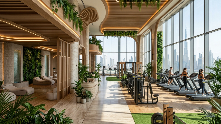 gym interior designer Dubai