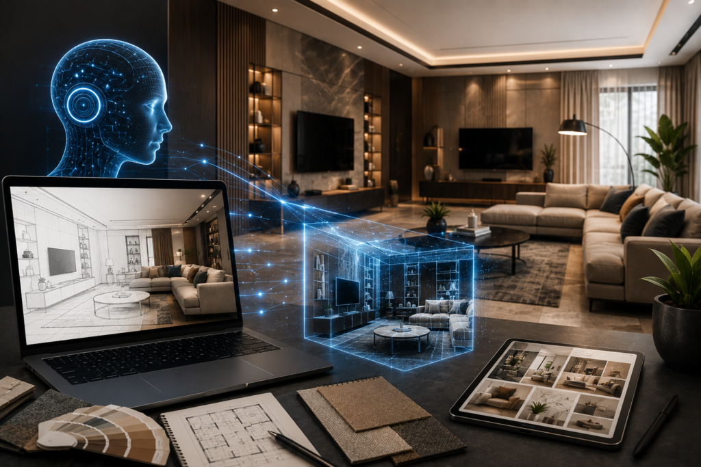AI Interior Design Works