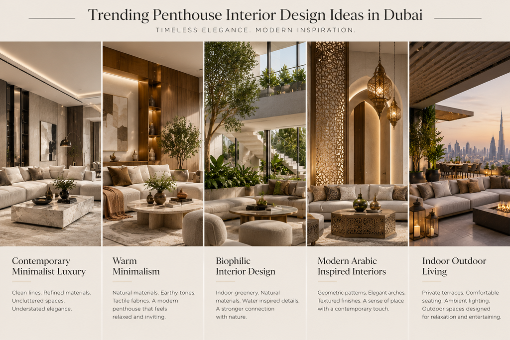 Penthouse Interior Design Ideas in Dubai