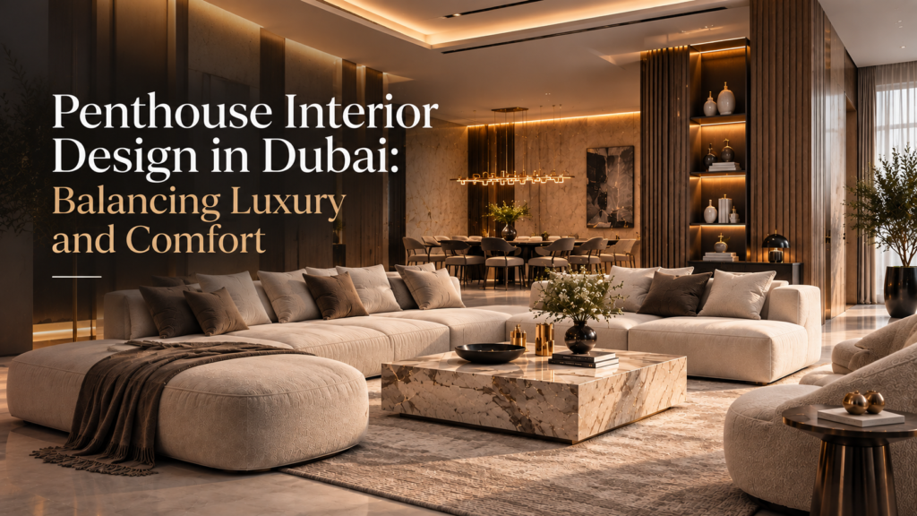 Penthouse Interior Design in Dubai